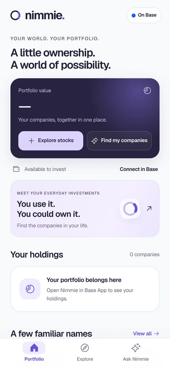 Nimmie project preview